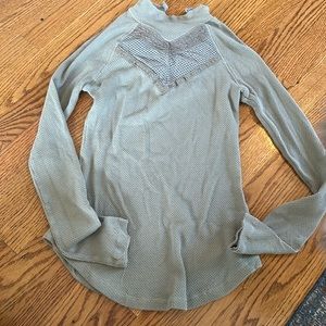 Free People olive top